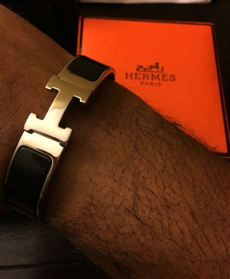 hermes bracelet mens grey|men's designer bracelets hermes.